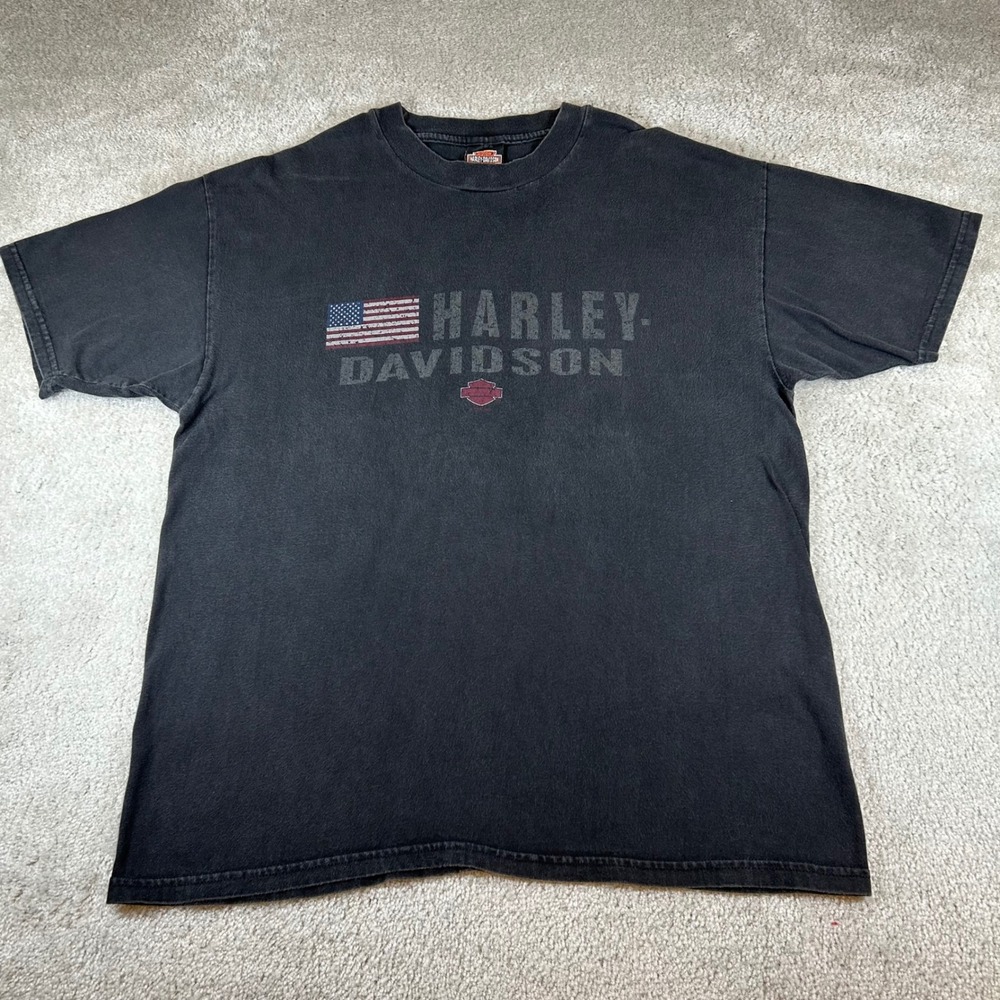 VTG Harley-Davidson T-Shirt Mens XL Black Alamo City San Antonio Texas Graphic